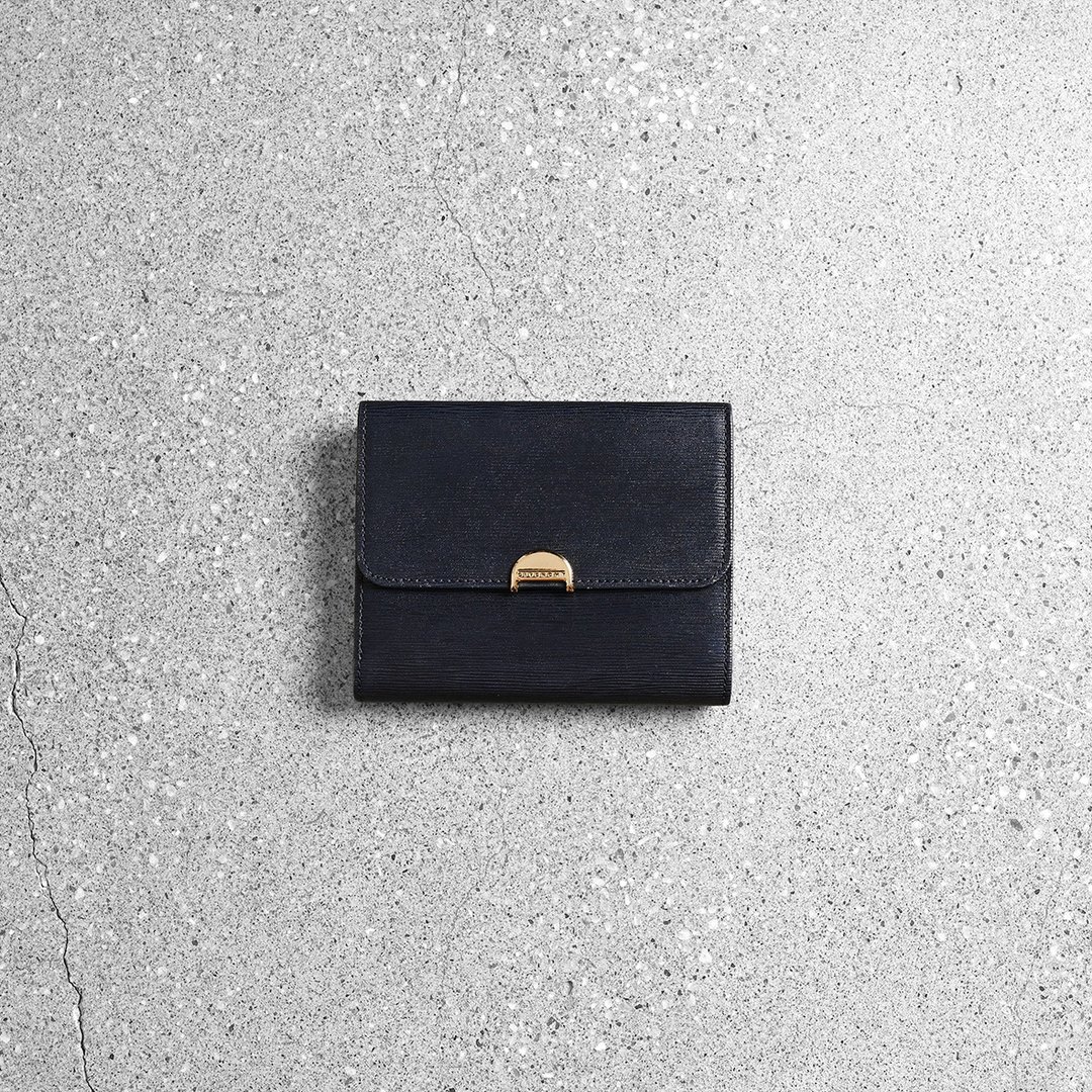 Givenchy 古董短夹 / 古董皮夹、古董钱包、古董精品、二手精品 - 皮夹/钱包 - 真皮 蓝色