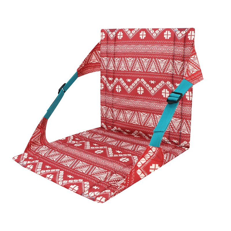 红图腾防泼水靠背坐垫 沙滩垫 海滩垫 合式椅垫 - 露营用品 - 防水材质 