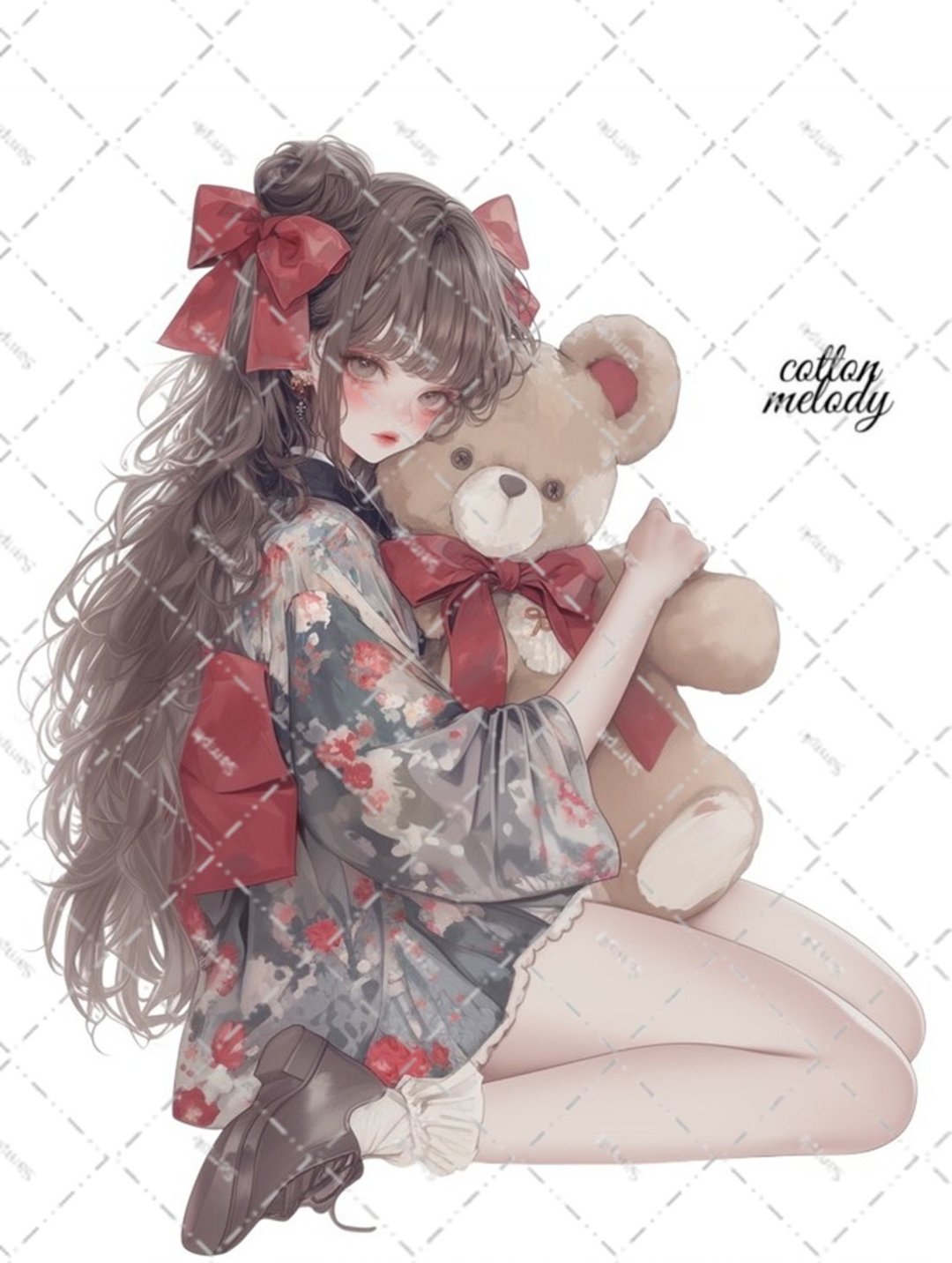 原创贴纸 no.7709 人物贴纸 原创贴纸 人物贴纸 女孩贴纸 原创人物贴纸 - 贴纸 - 纸 