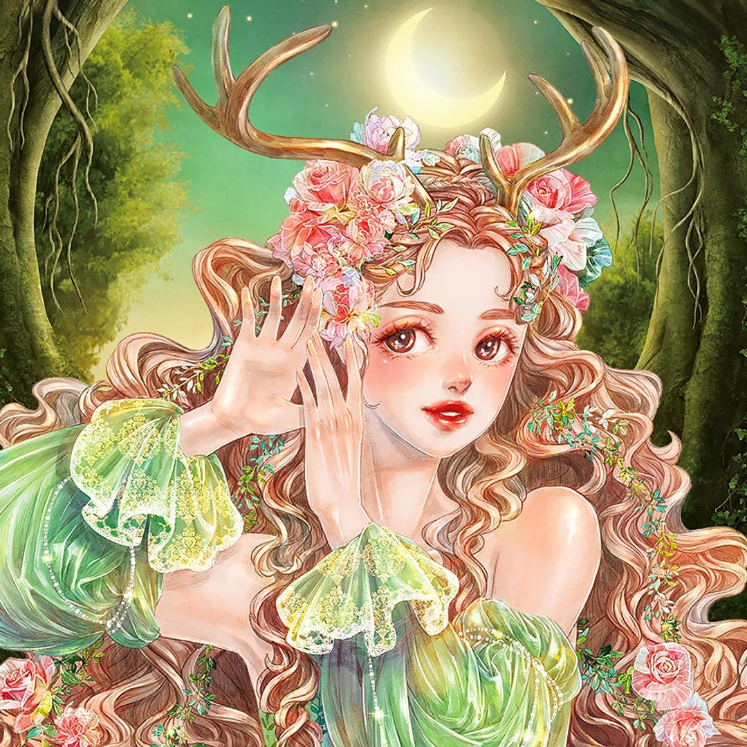 小鹿精灵贴纸 (7色) - 贴纸 - 纸 