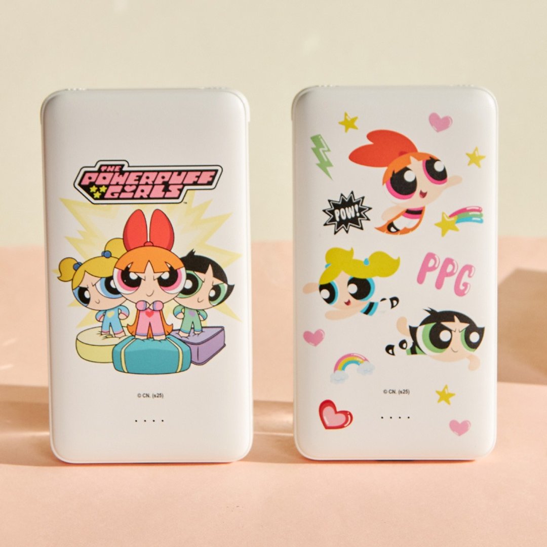 飞天小女警甜心出任务双线快充10000mAh行动电源 - 充电宝/传输线 - 塑料 多色