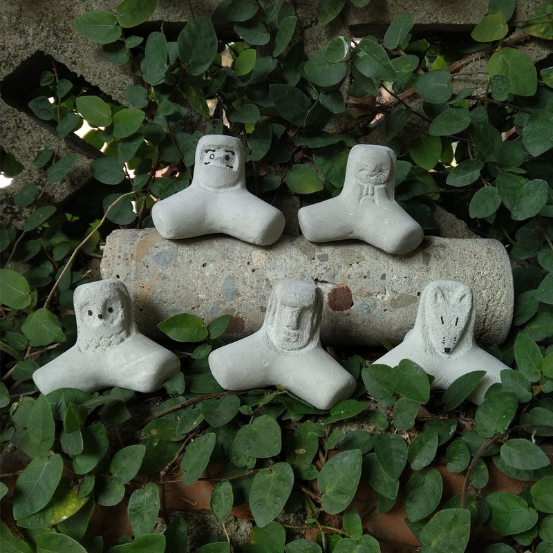 好运消波块 | 纸镇扩香石 - 摆饰 - 水泥 灰色