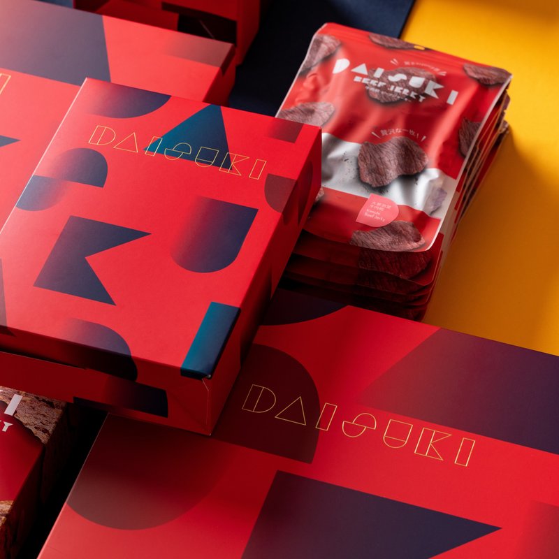 Daisuki 福星礼盒 - 肉干/肉松 - 纸 红色