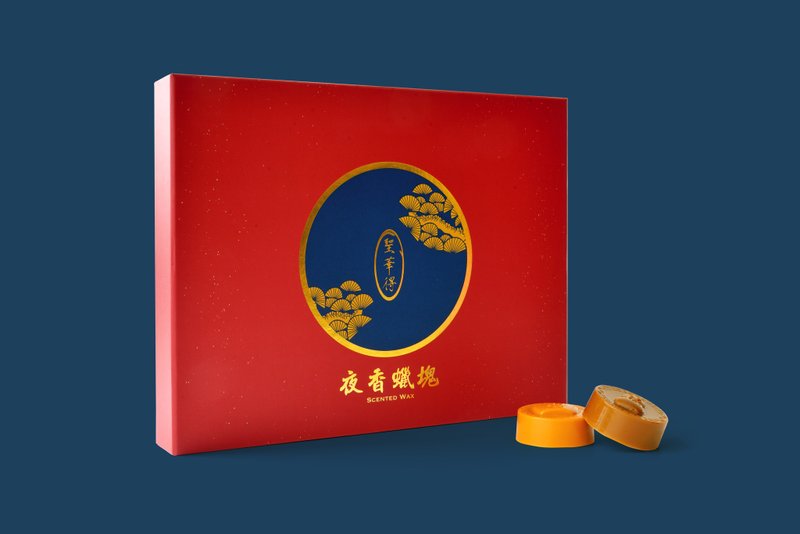 净香贡烛礼盒(12入) - 蜡烛/烛台 - 蜡 红色