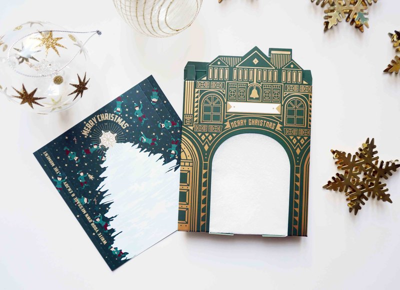 点火圣诞卡片 - 圣诞小精灵 - 卡片/明信片 - 纸 