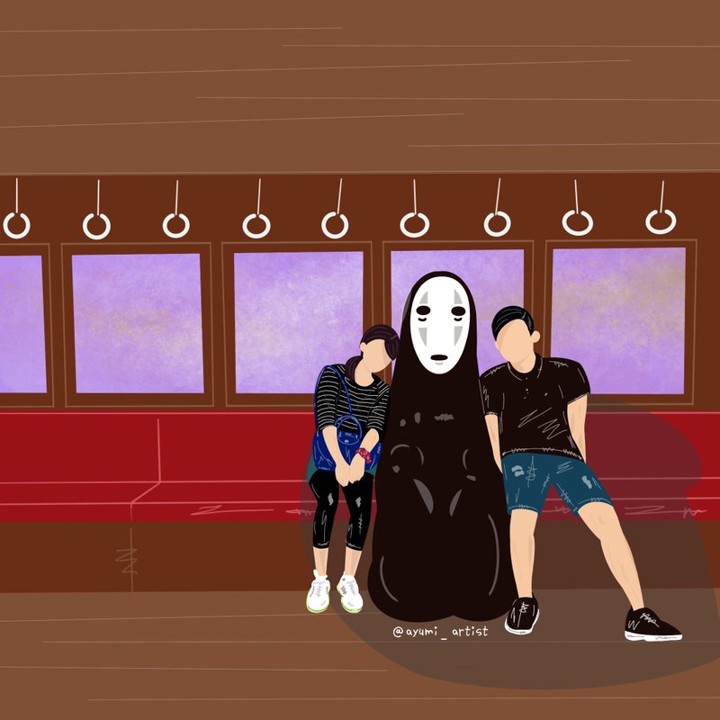 【数位】精致无脸画 似颜绘 插画 人像画定制 电子档 - 电子手绘真人画像/绘画/插画 - 其他材质 