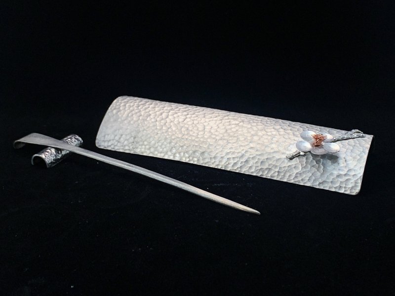 【锤纹锡茶则】观闻茶叶 / 波光粼粼 - 茶具/茶杯 - 其他金属 银色