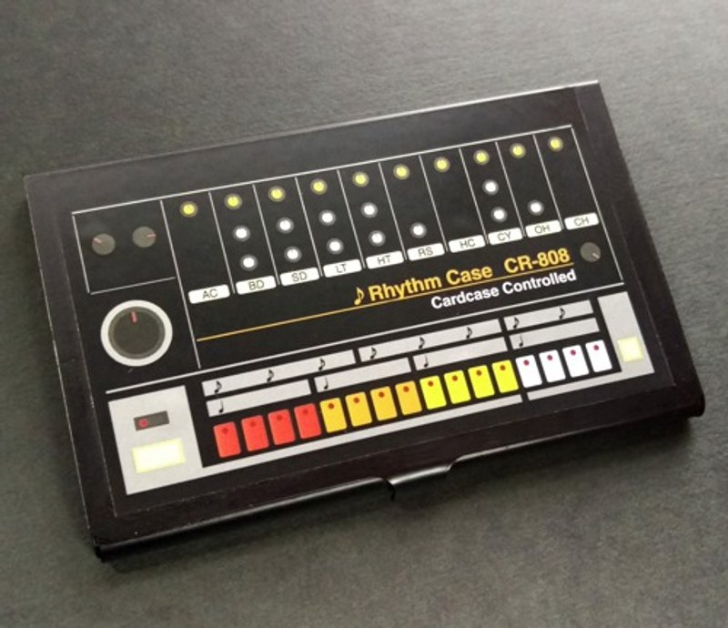 [Card case] RhythmMachine CardCase CR-808 - 名片夹/名片盒 - 其他金属 黑色