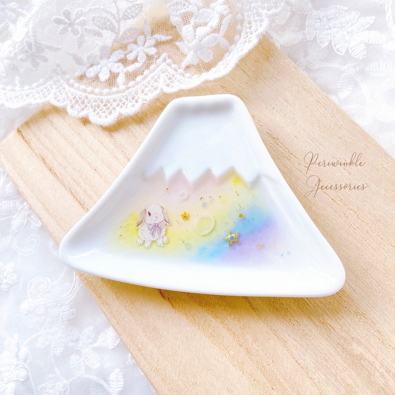 Kumayankee联乘Periwinkle Accessories 富士山陶瓷碟 日本制 - 摆饰 - 瓷 多色