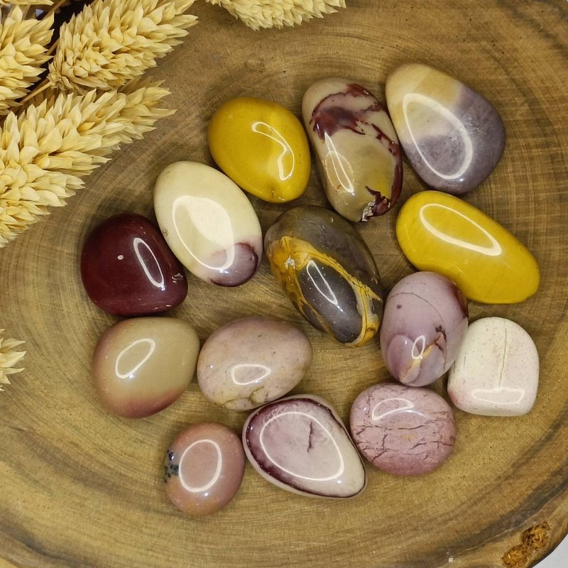 魔凯石B(Mookaite)澳洲碧玉、穆凯特石、莫哥石、摩卡石或蛋黄石 - 摆饰 - 半宝石 