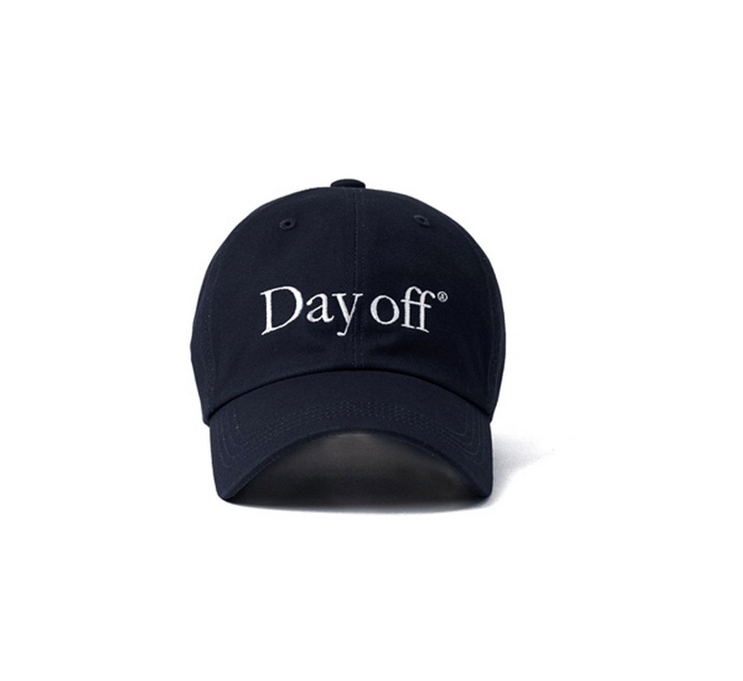 AECA Day Off Cap电绣标语老帽(深蓝) - 帽子 - 其他材质 蓝色