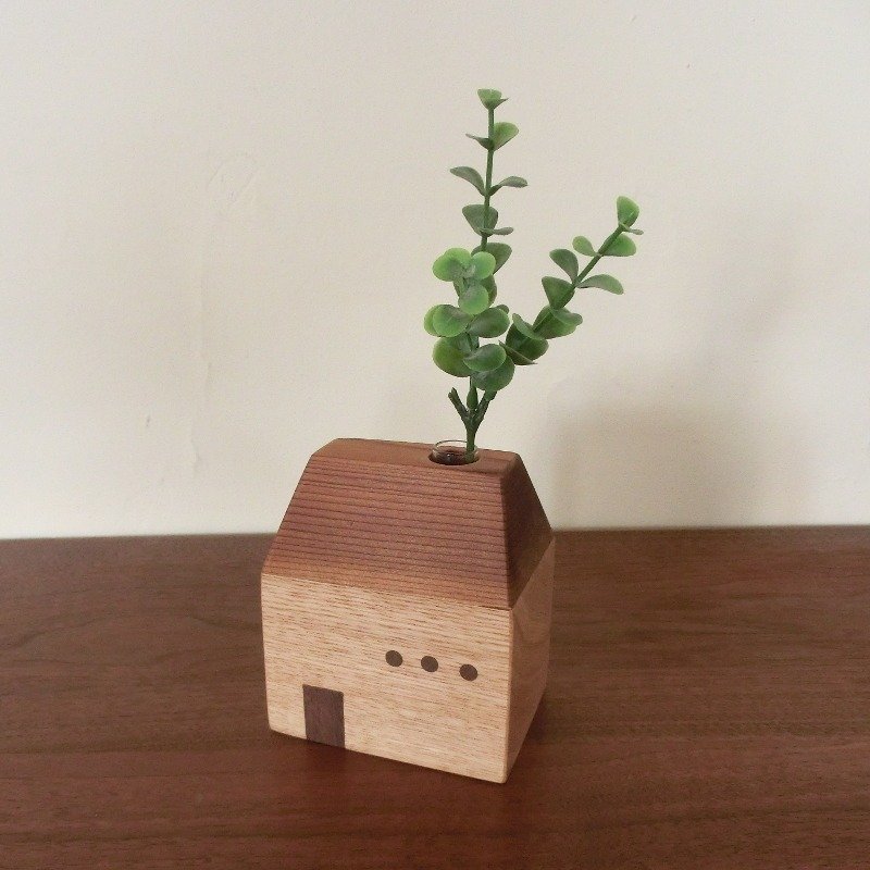 Ouchi vase / flower / gift / wood - 植栽/盆栽 - 木头 