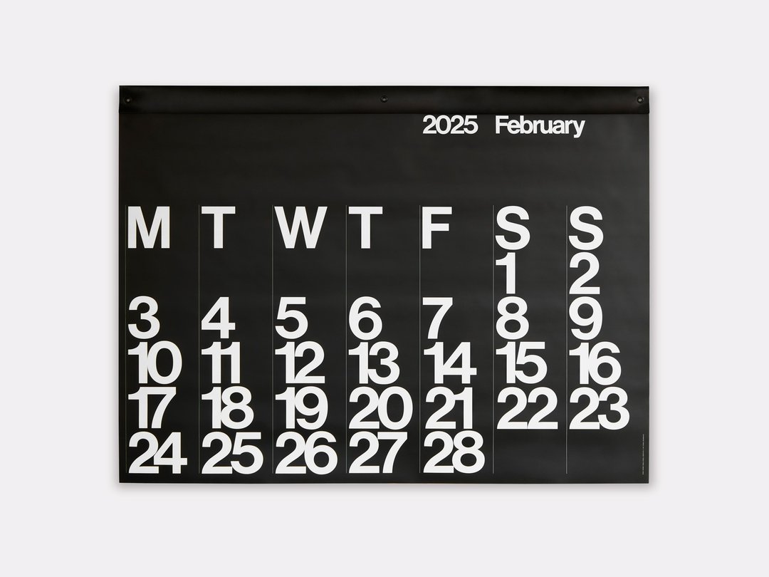 【2025月历】预购中 预计11月底到货  Stendig Calendar - 年历/台历 - 纸 白色