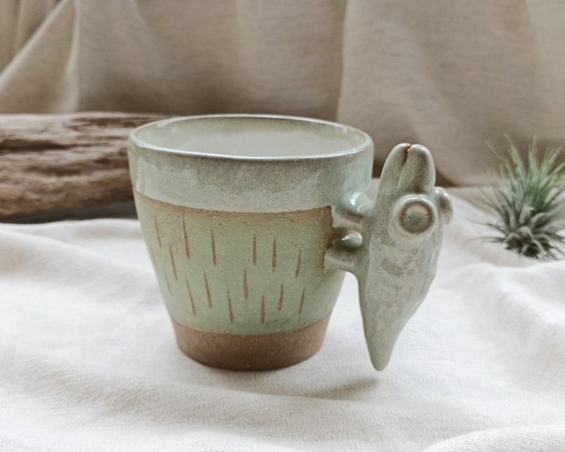 | 动物杯杯 | 鳄鱼-绿 - 咖啡杯/马克杯 - 陶 绿色