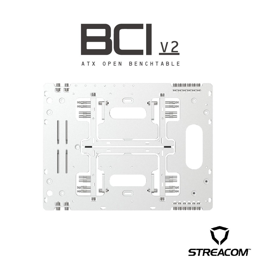 【STREACOM】BC1 Benchtable V2裸测平台 银 - 电脑配件 - 铝合金 银色