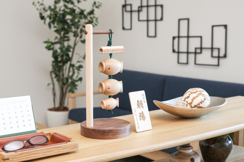 旭川工艺 K-WOOD 摇摇鲤鱼旗 - 玩偶/公仔 - 木头 咖啡色