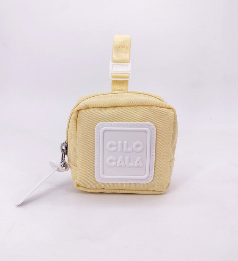 牛油黄色小方包 - 化妆包/杂物包 - 其他材质 