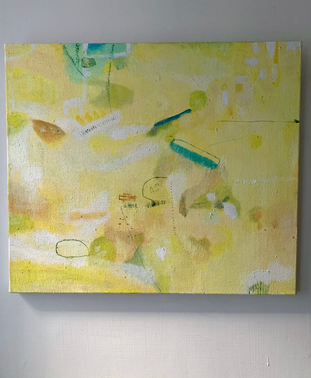 油画作品--白色梦境,黄土公园 - 海报/装饰画/版画 - 棉．麻 