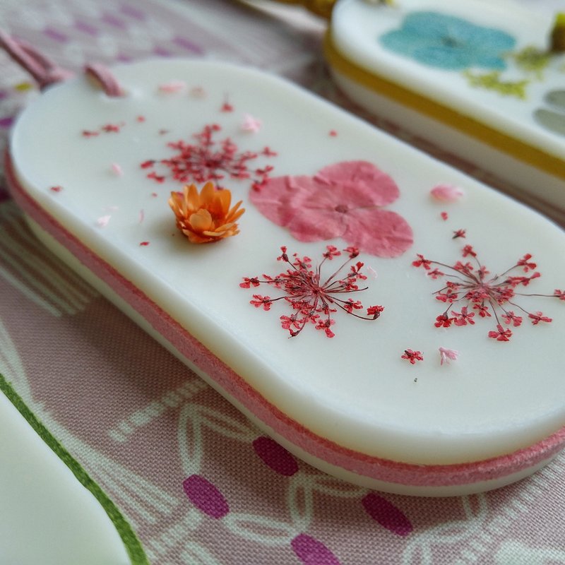 粉红 绣球花 大豆香薰蜡 (香薰砖) / 天然干花系列 / 婚礼小物 - 香薰/精油/线香 - 蜡 