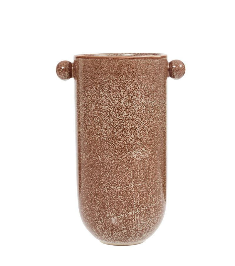 OYOY Saga 萨加手作石器-花瓶 / 巧克 - 花瓶/陶器 - 陶 