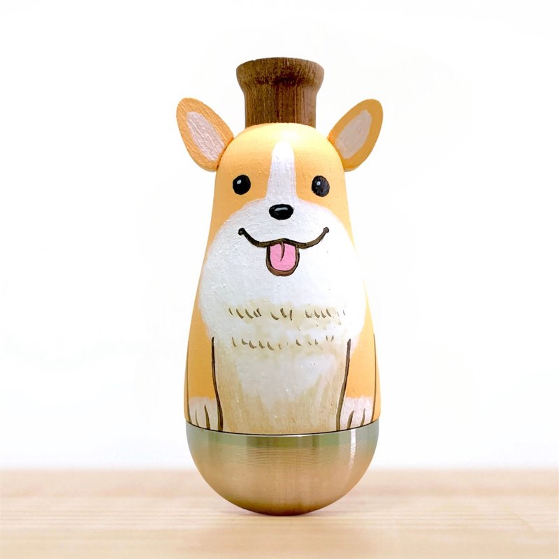 闻森笛 – 柯基 卡祖笛 KAZOO 公仔 - 吉他/乐器 - 木头 橘色