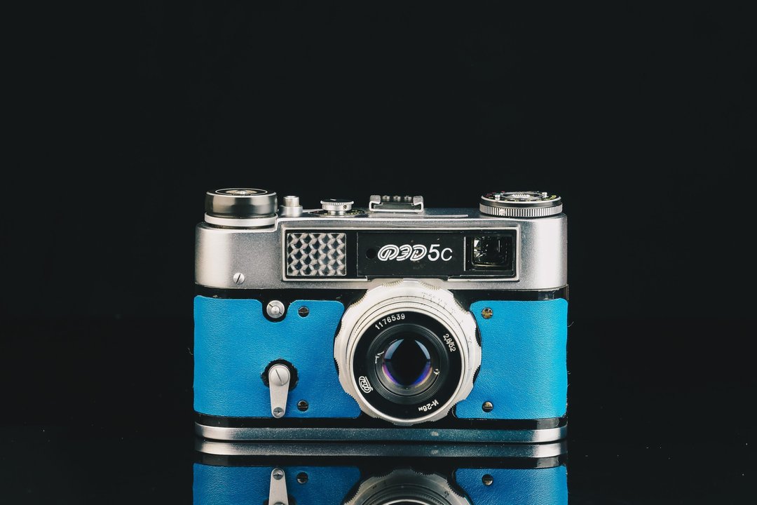 Fed 5C+Industar 26M 52mm F2.8 #2949 #135底片相机 - 相机 - 其他金属 黑色