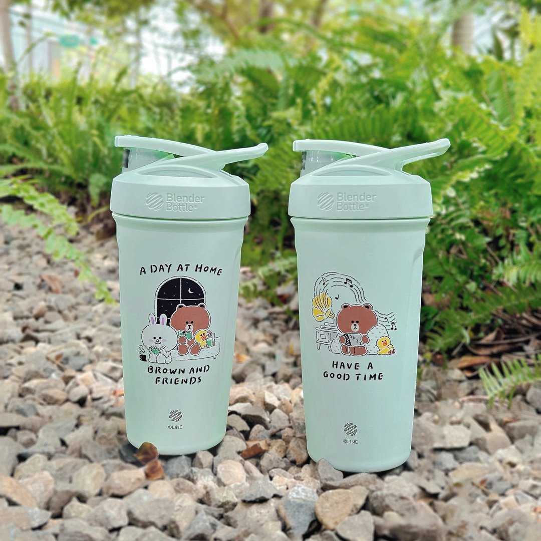 【BlenderBottle•LINE FRIENDS】Strada不锈钢 摇摇杯24oz/710ml - 保温瓶/保温杯 - 不锈钢 