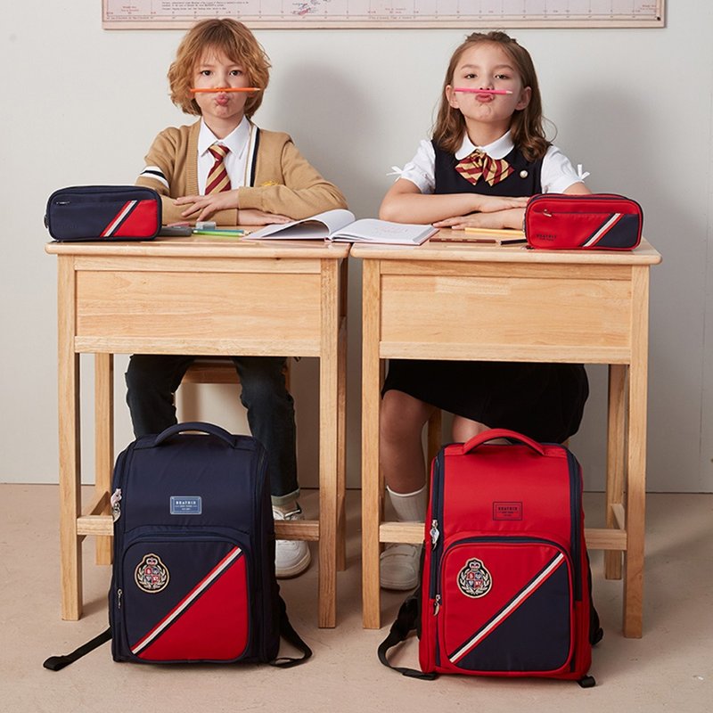 BEATRIX NEW YORK 英伦风国小环保护脊书包(120-150cm) - 后背包/双肩包 - 环保材料 多色