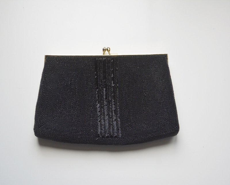 德国古董 古着手拿包 - 其他 - 聚酯纤维 黑色