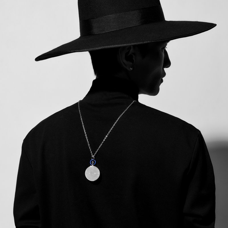 TIME:LESS:NESS - 1510 – The pocket watch 怀表 + 颈链 (亮银) - 项链 - 其他金属 银色