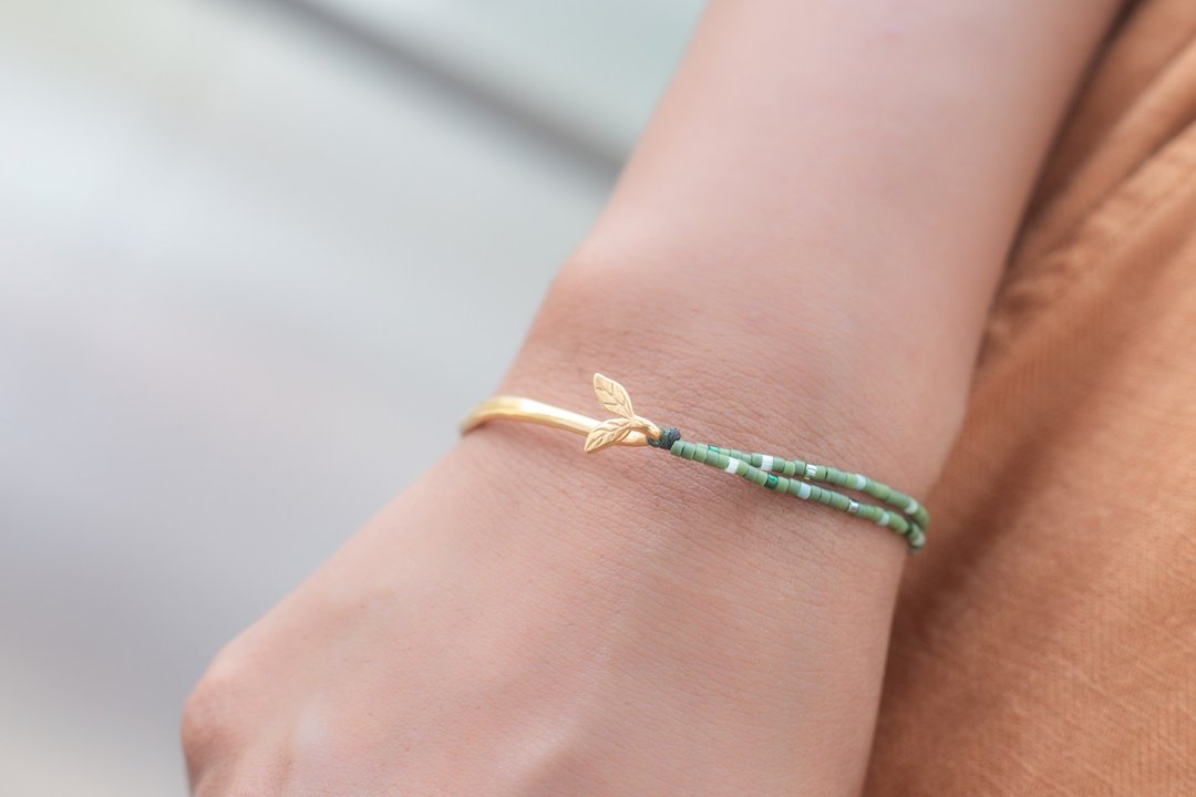 Grounded Hope Half-Cuff Bracelet - 手链/手环 - 玻璃 