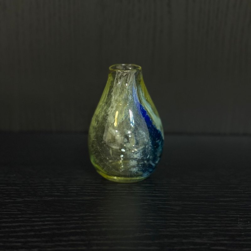 苔翠流墨玻璃花瓶 - 摆饰 - 玻璃 