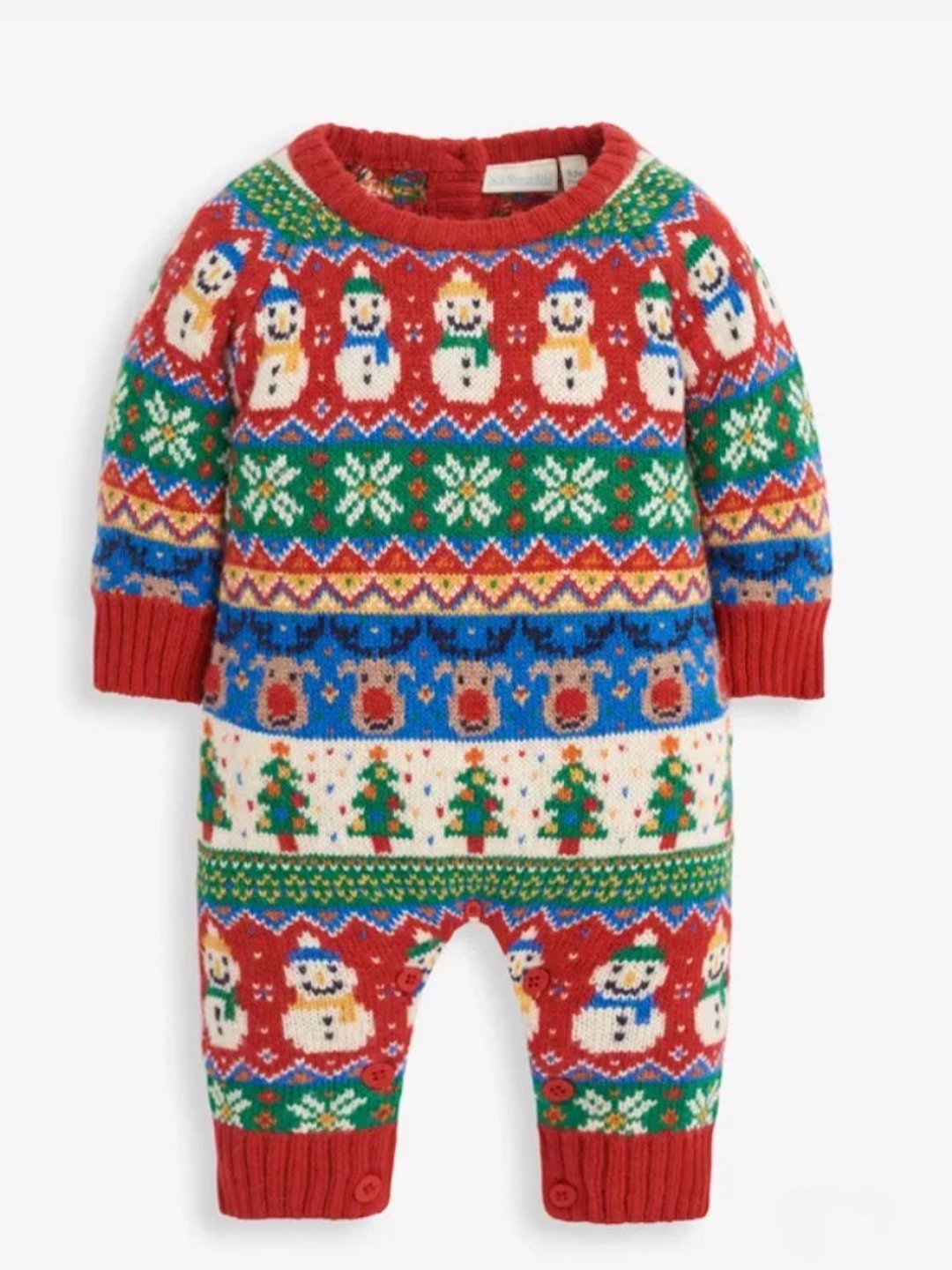 圣诞市集 羊毛针织包屁衣 给宝宝第一个最有气氛的圣诞节 - 包屁衣/连体衣 - 羊毛 多色