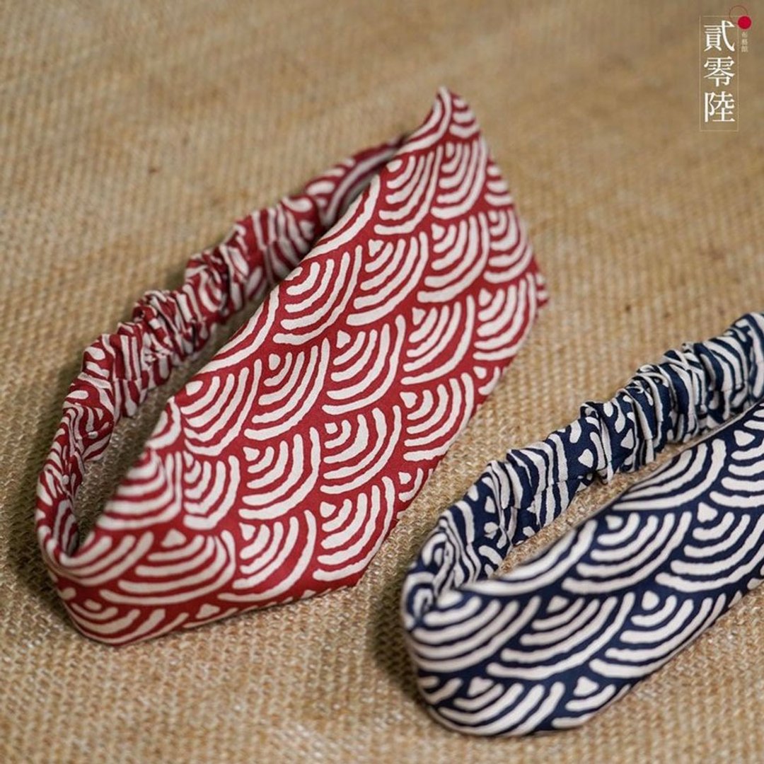 日系男生 / 发带 / 配搭必备 / 和式风格 / 日和浪瓷 - 发饰 - 棉 多色