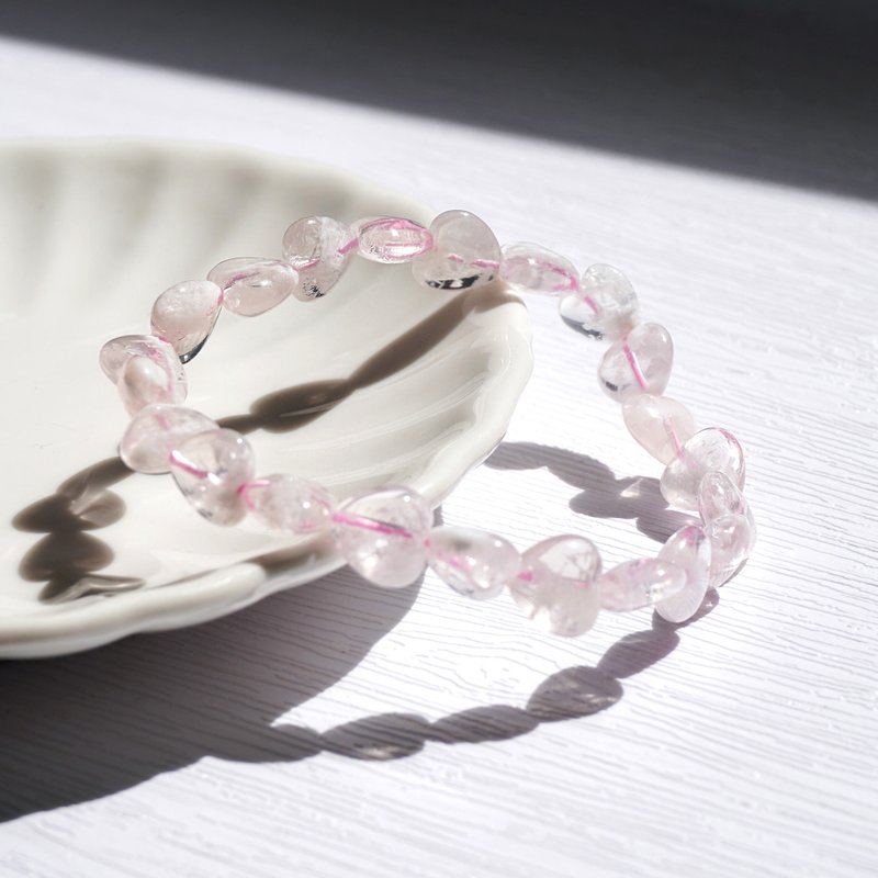 心形 雪花幽灵 幽灵 水晶 手链 - 手链/手环 - 水晶 粉红色