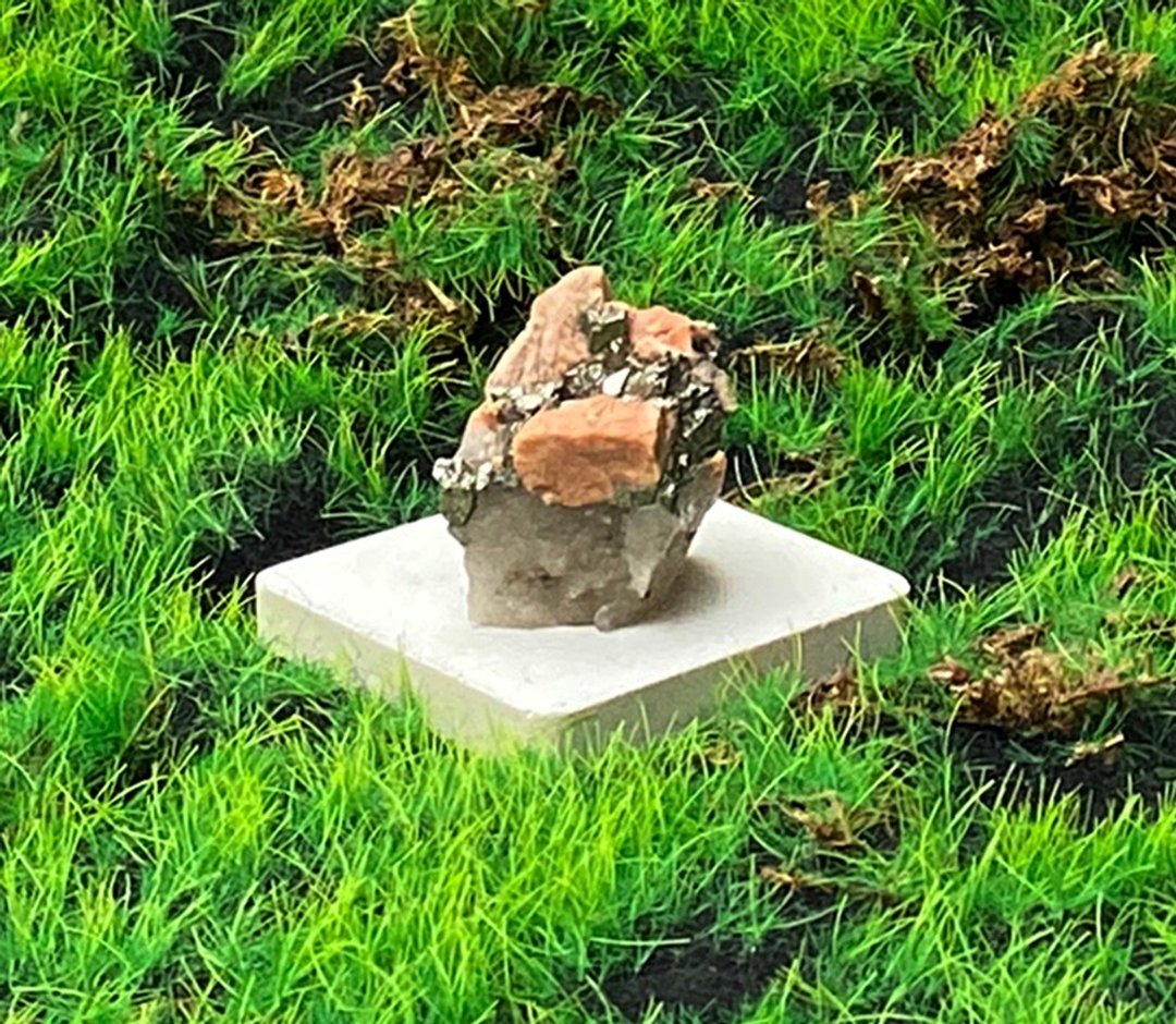 能量摆饰-天然可爱能量原矿黄铜矿共生浅紫水晶 招财 快速出货 - 摆饰 - 水晶 多色
