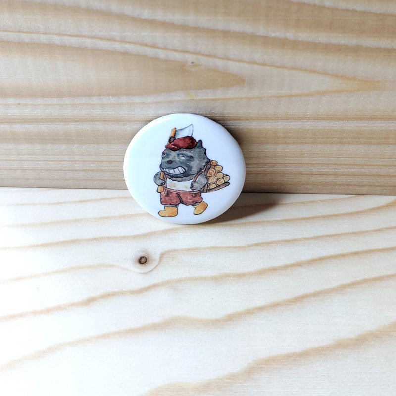 胸章/別針/徽章 - 上山砍木柴 - 徽章/别针 - 其他材质 多色