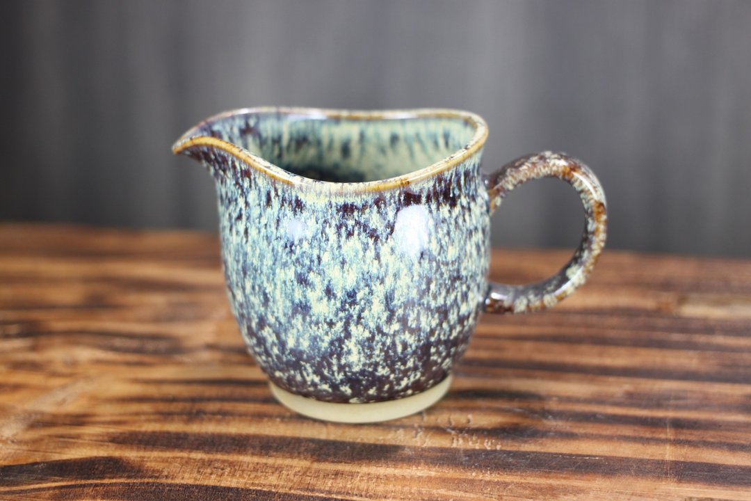 【沐春生活】200ml 岩雪 天目釉 茶海 公道杯 莺歌名家叶敏祥作 - 茶具/茶杯 - 瓷 