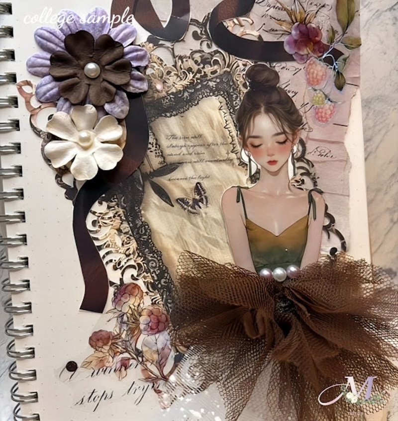 拼贴片设计纸A4材料纸拼贴材料套装人纸东西纸工艺纸材料片女生时尚 - 木工/竹艺/纸艺 - 纸 蓝色