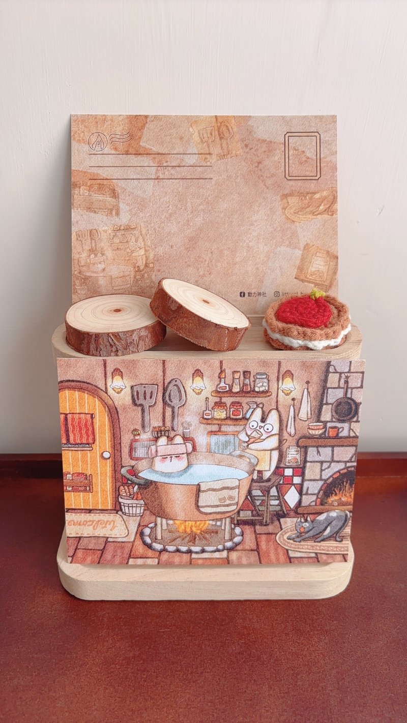 Hot Bath or Cook 明信片 - 卡片/明信片 - 纸 多色