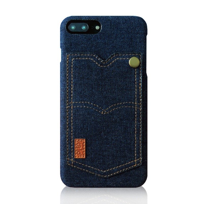【买一送一】Kalo卡乐创意iPhone7/8 PLUS 5.5寸 丹宁口袋保护壳 - 手机壳/手机套 - 其他材质 