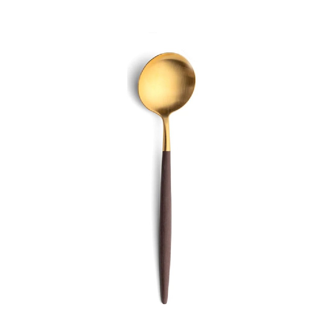 葡萄牙 Cutipol GOA 棕金  21CM 主餐匙 - 餐刀/叉/匙组合 - 不锈钢 咖啡色