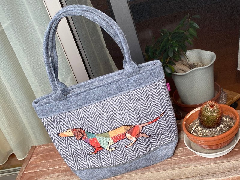 Felt bag POLO Joker - 手提包/手提袋 - 聚酯纤维 灰色