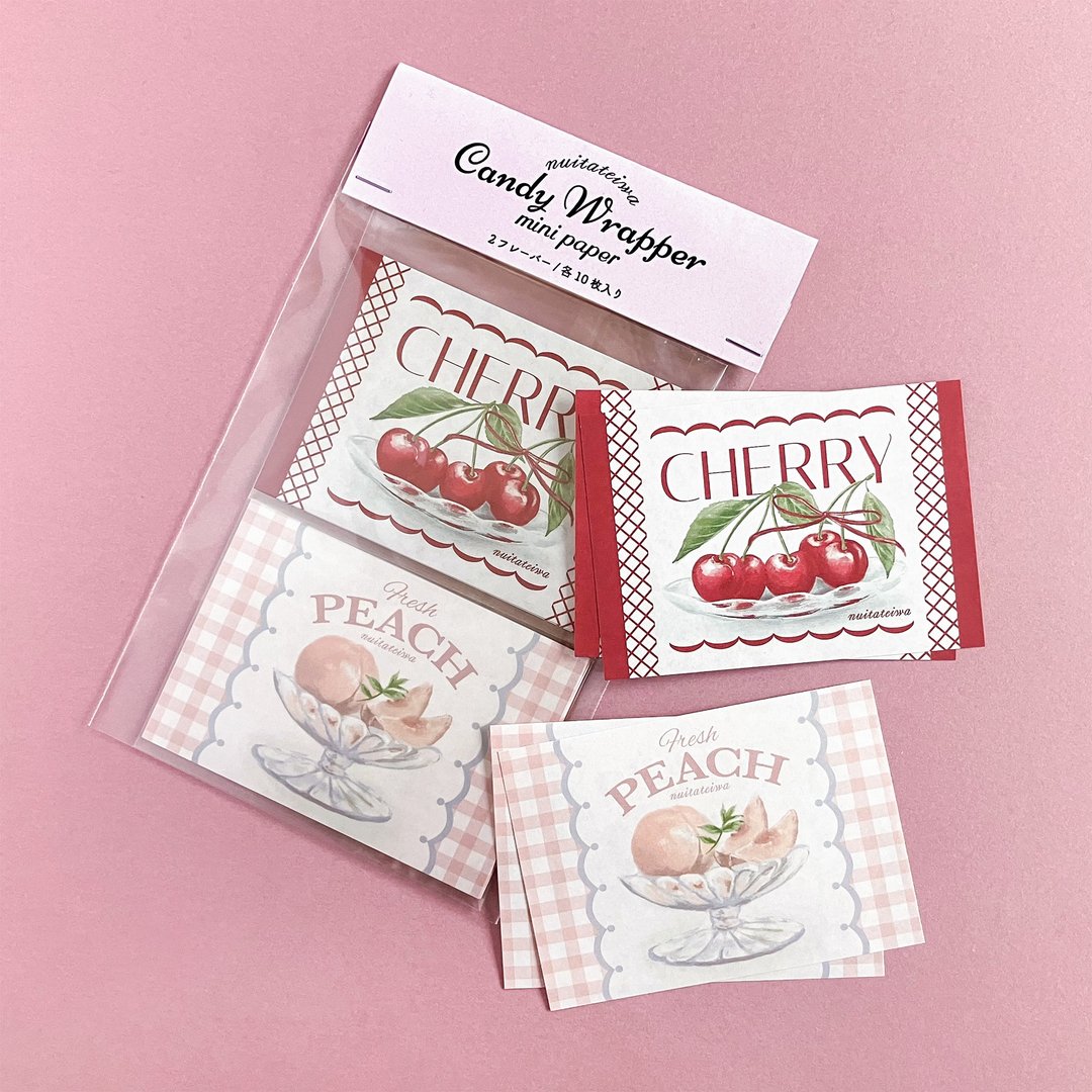 糖果包装纸迷你纸 Pink - 信封/信纸 - 纸 粉红色