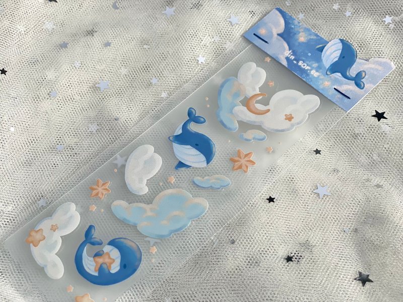 Whale Sticker - 贴纸 - 塑料 