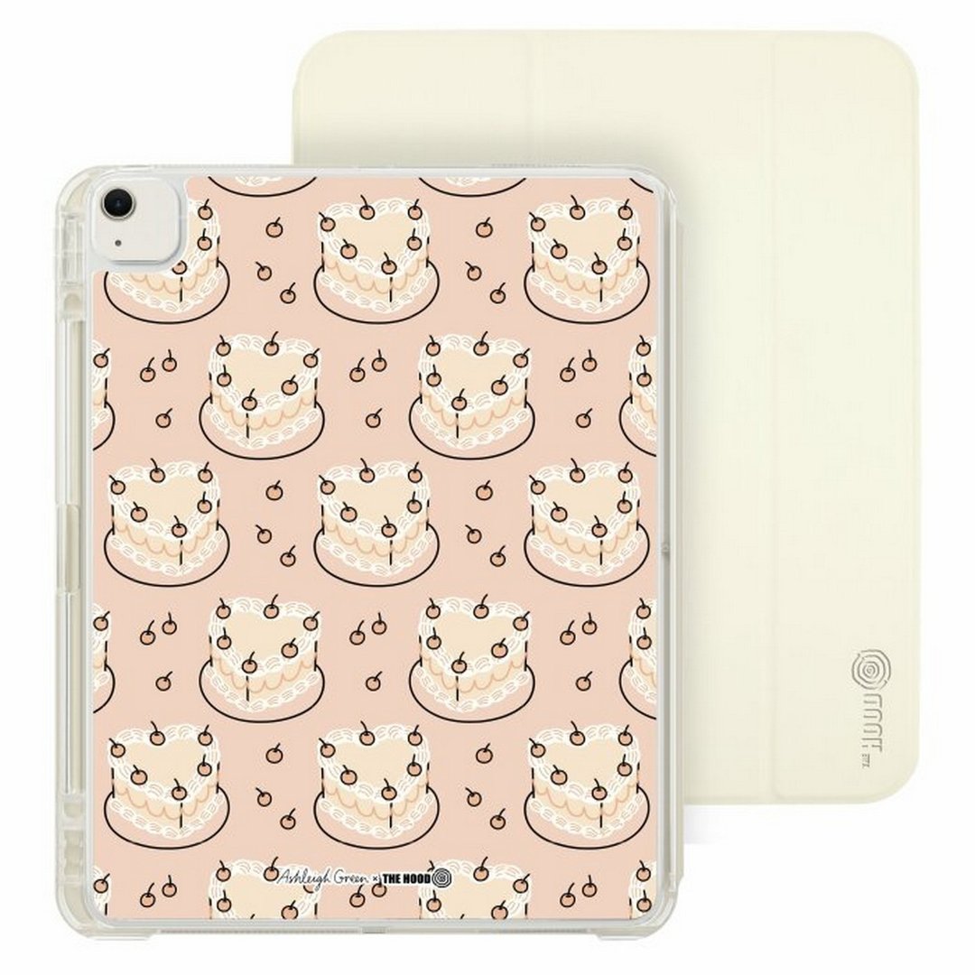 Cakes  iPad Air /Pro 2024 mini7可拆式防摔透明 实色折套 - 平板/电脑保护壳 - 塑料 多色