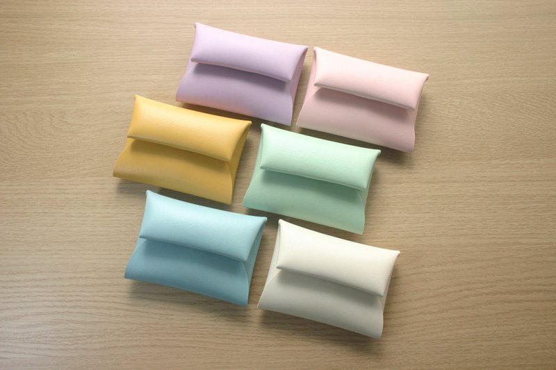 大开口 好存取 随身零钱包 小皮夹 (曲直两款 多色) - 零钱包 - 人造皮革 