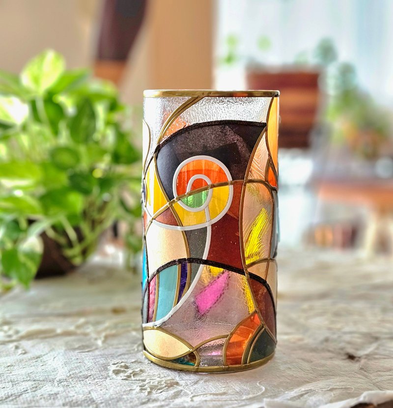 马可波罗系列花瓶 - 花瓶/陶器 - 玻璃 金色