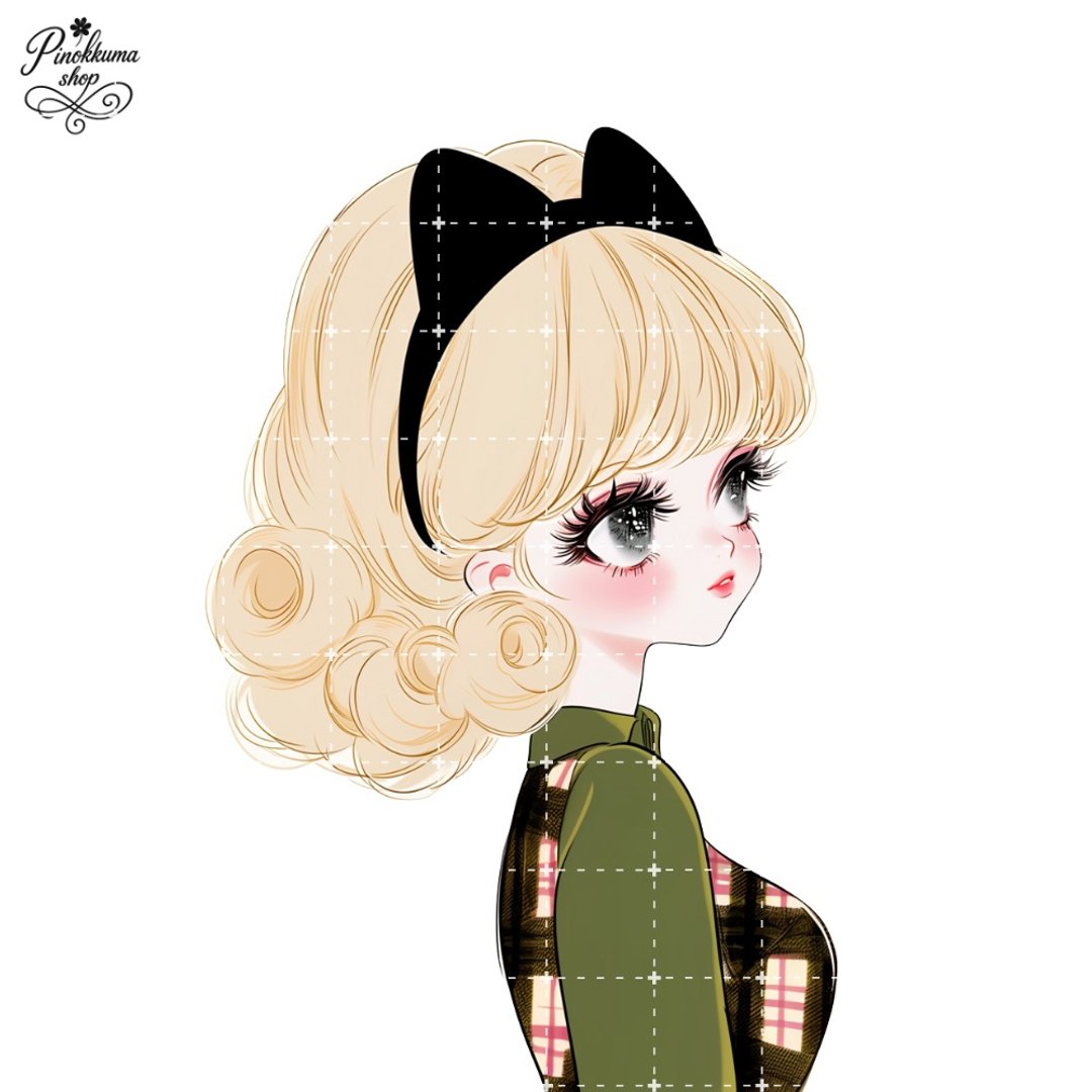 人物贴纸 女孩贴纸 拼贴素材 - 贴纸 - 纸 