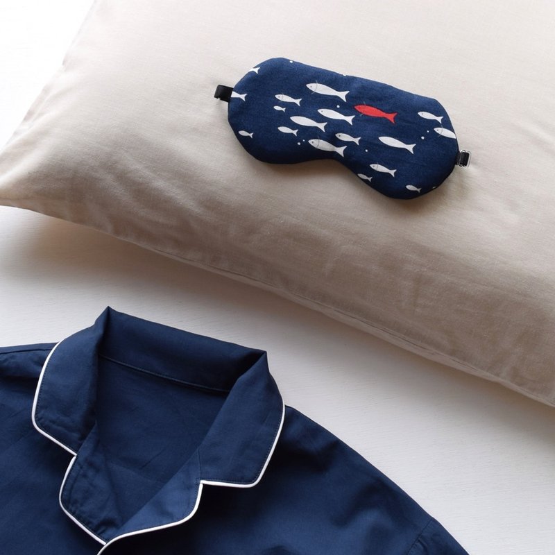 Deep Blue/眼罩/旅游/睡眠/ - 眼罩 - 棉．麻 蓝色